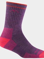 Darn Tough Women's Hiker Micro Crew Midweight Hiking Socks (1903) Plum Heather