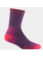 Darn Tough Women's Hiker Micro Crew Midweight Hiking Socks (1903) Plum Heather