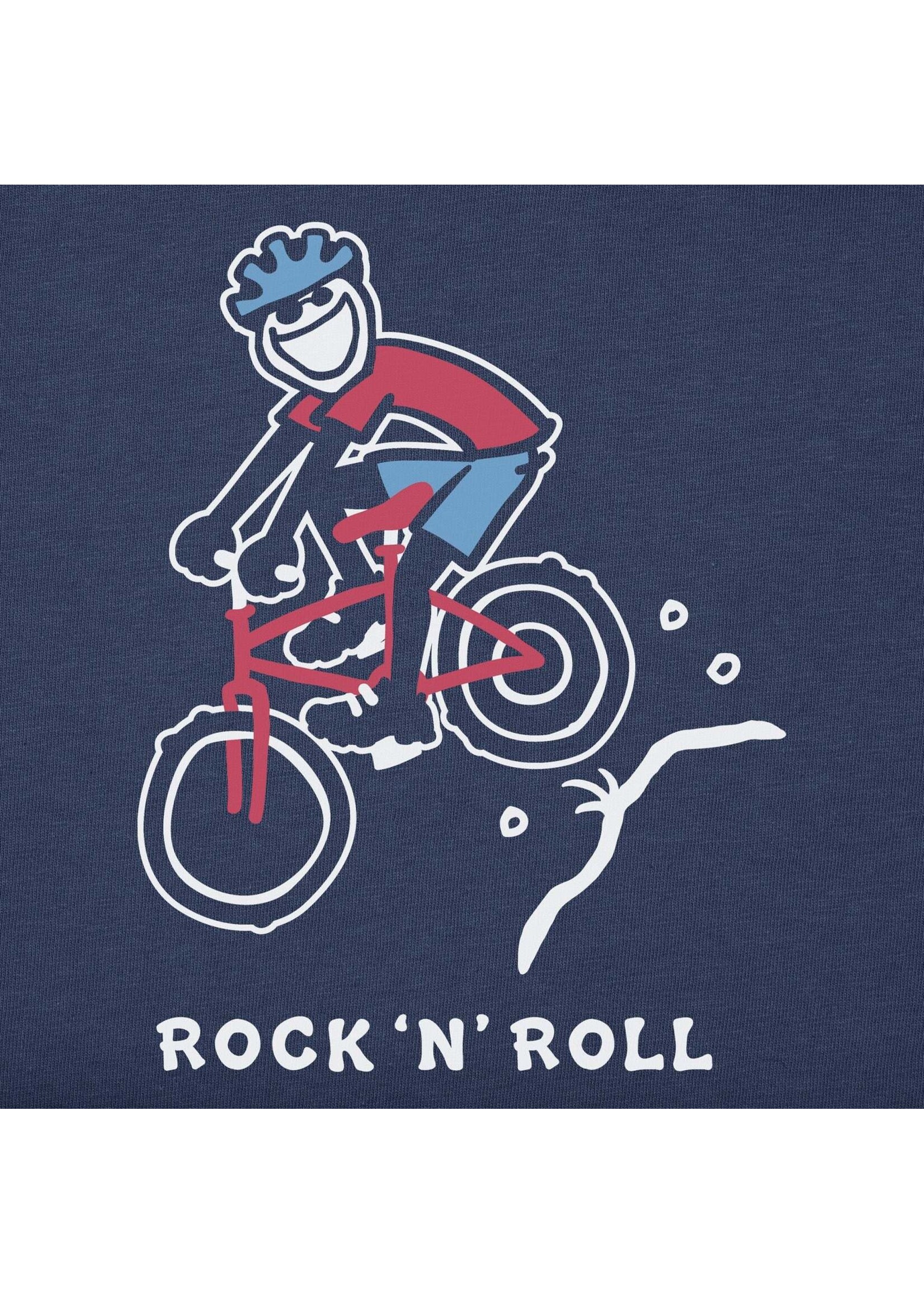 Life is Good Kids SS Crusher Tee Jake Rock n Roll DstBlu