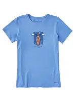 Life is Good Women's Jackie Downstream Kayak Short Sleeve Tee