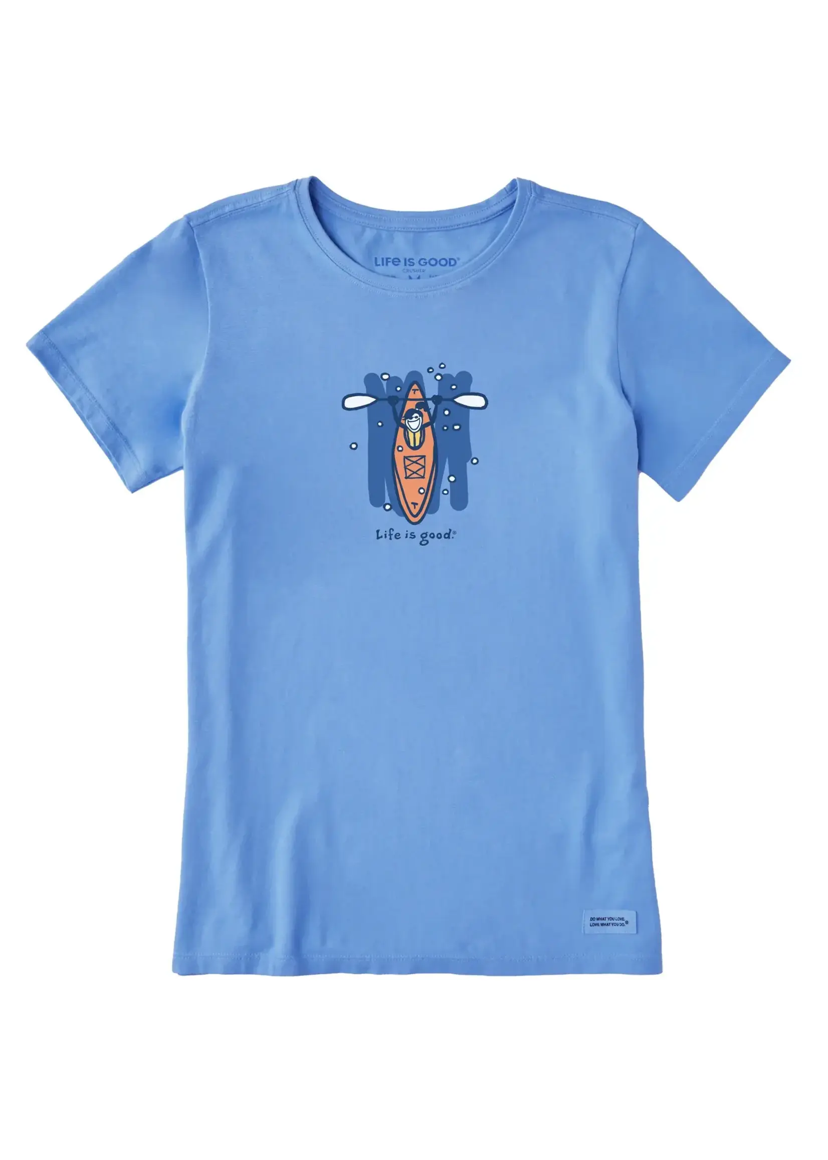 Life is Good Women's Jackie Downstream Kayak Short Sleeve Tee