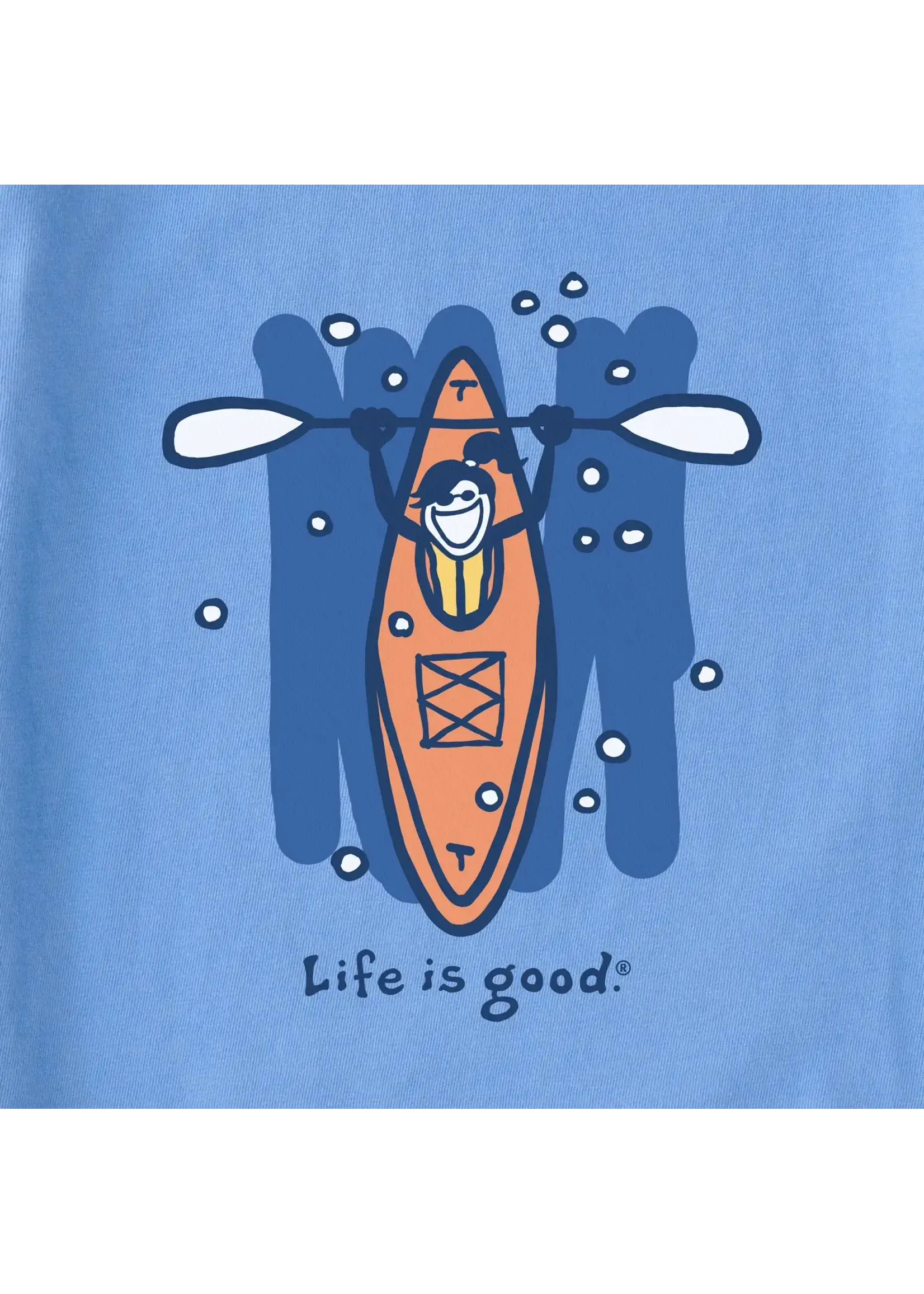 Life is Good Women's Jackie Downstream Kayak Short Sleeve Tee