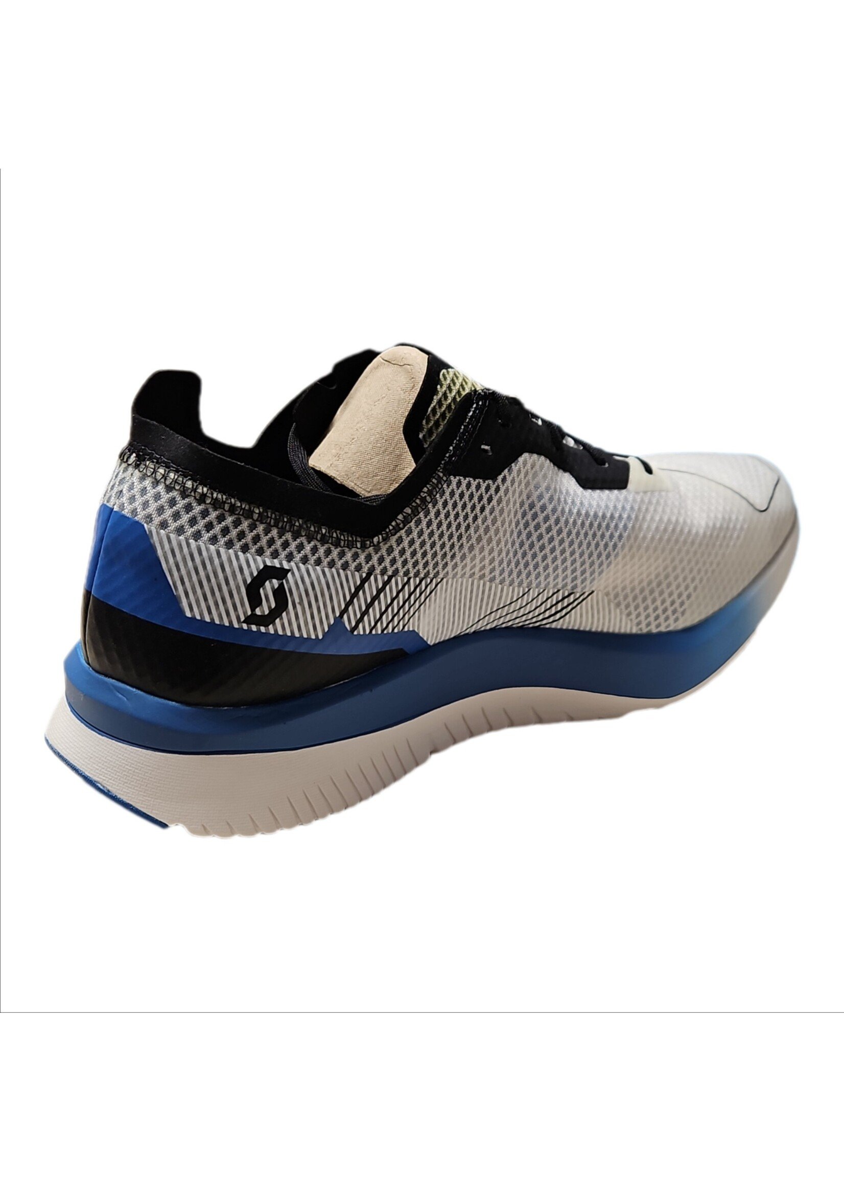 Scott Running Scott Speed Carbon Mens Running Shoe-White/Storm Blue