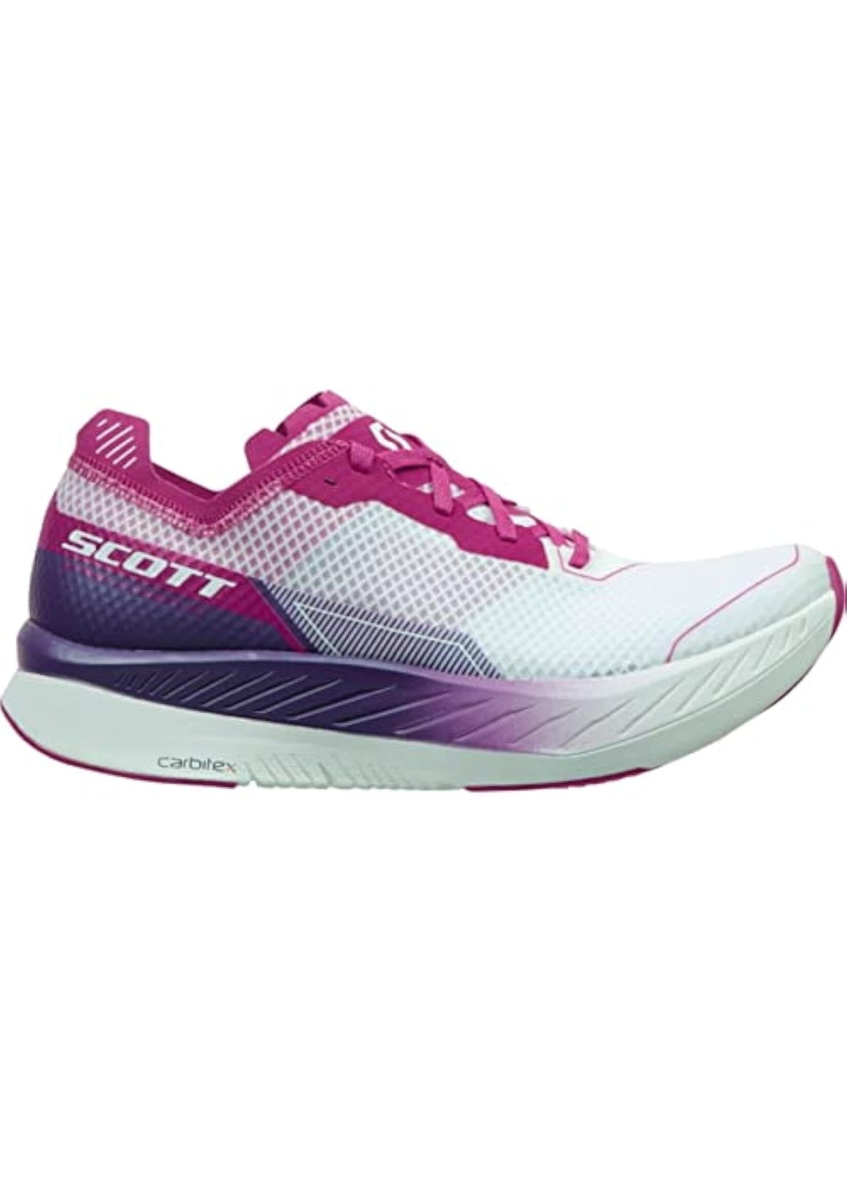 Scott Running Scott Speed Carbon RC Womens Running- White/ Carmine Pink