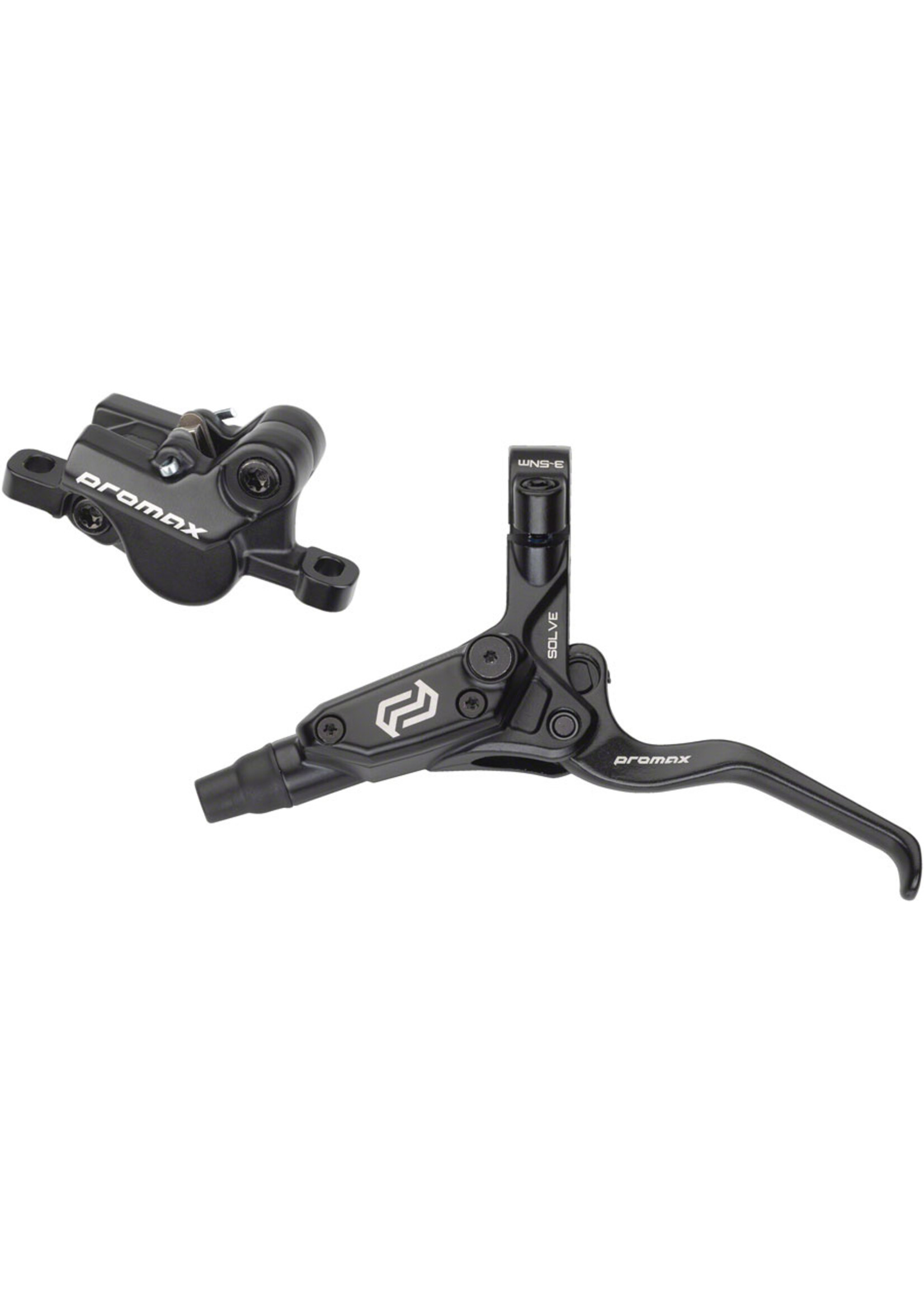 Promax Promax Solve DSK-923 Disc Brake and Lever Set - Front, 2-Piston Hydraulic, Post Mount, Black