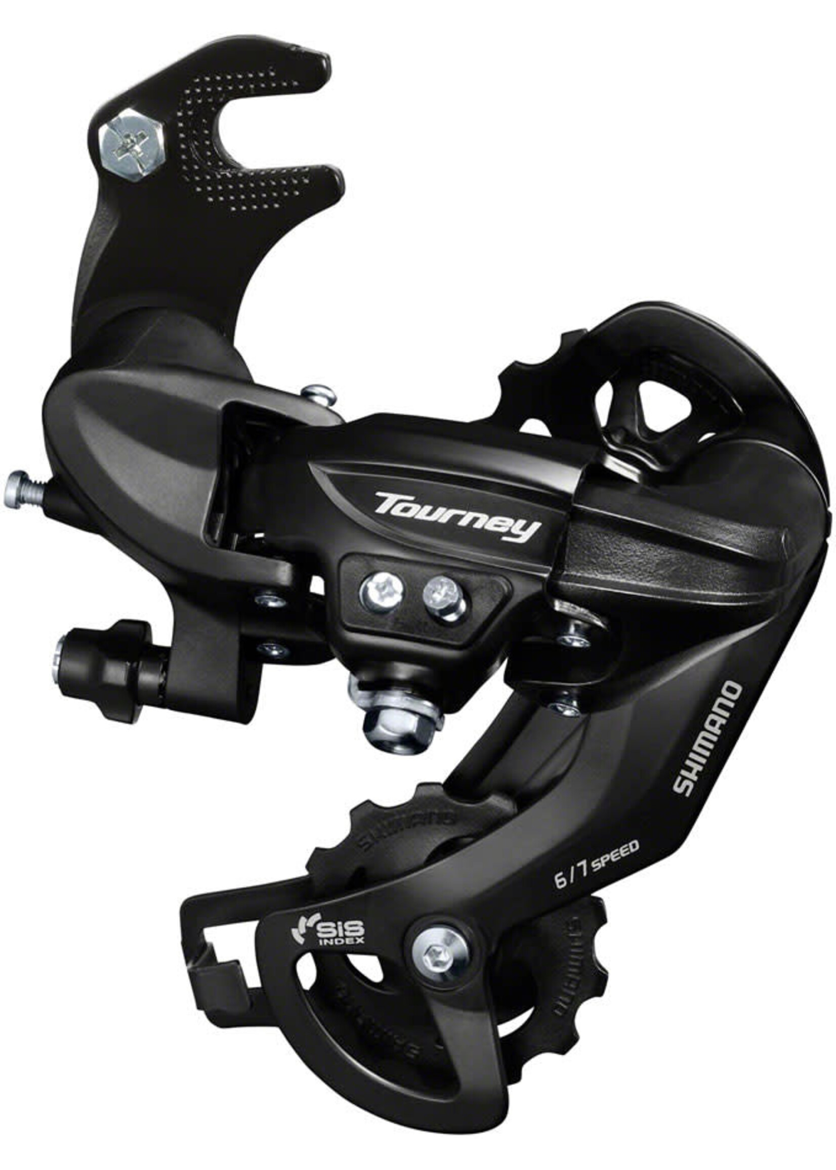 Shimano Shimano Tourney RD-TY300-SGS Rear Derailleur - 6,7 Speed, Long Cage, Black, Dropout Claw Hanger