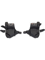 microSHIFT microSHIFT Mezzo Thumb-Tap Shifter Set, 7-Speed, Triple, Optical Gear Indicator, Shimano Compatible