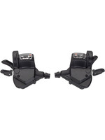 microSHIFT microSHIFT Mezzo Thumb Tap Shifter Set, 8-speed, Triple, Optical Indicator, Shimano Compatible