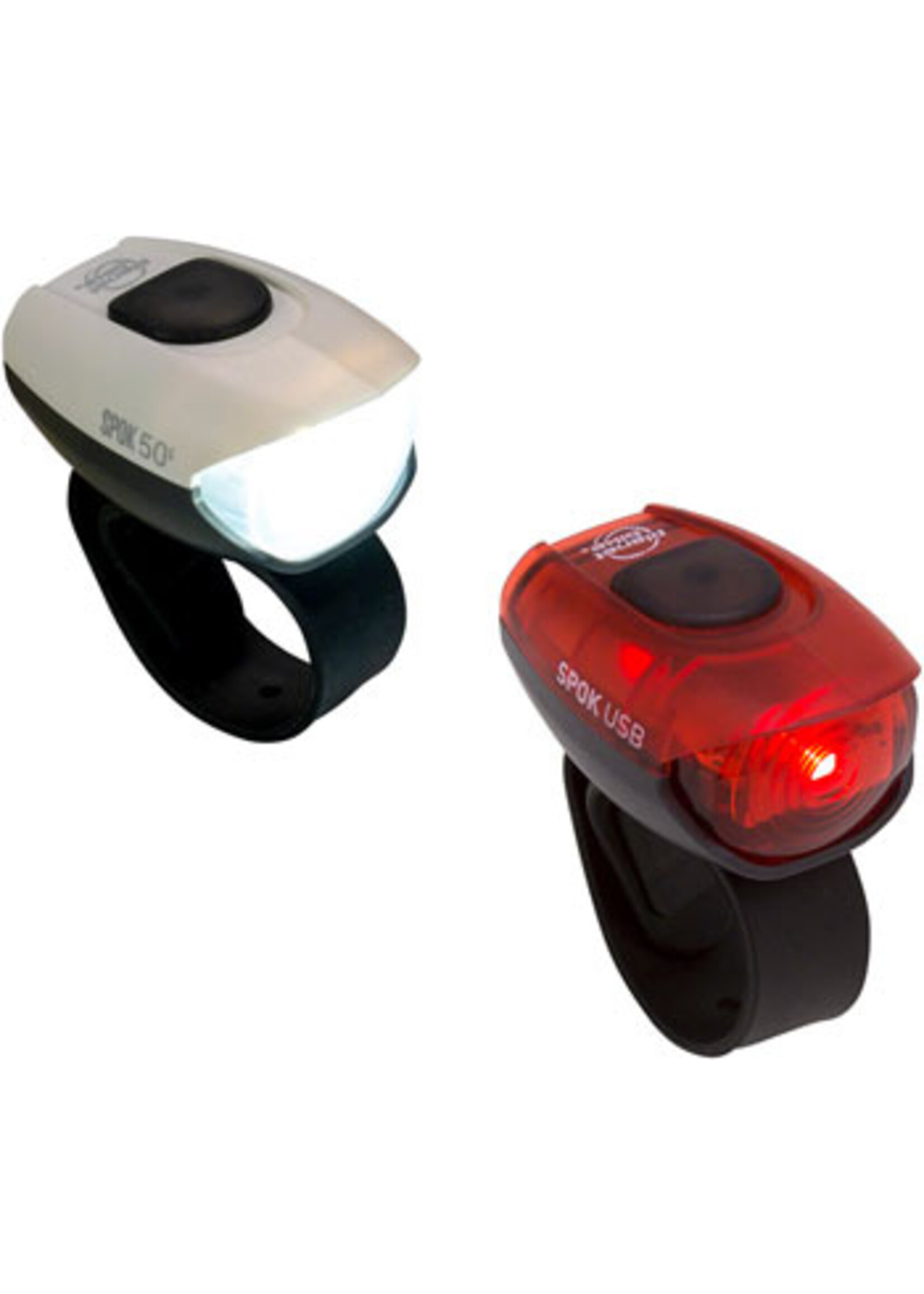 Planet Bike Planet Bike Spok 50 USB Combo Light Set