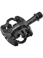 MSW MSW Flash II Pedals - Dual Sided Clipless (SPD), Aluminum, 9/16", Black