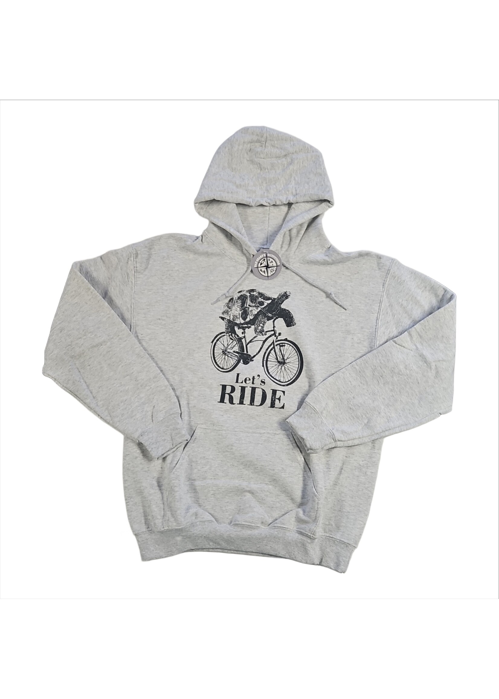 Turtle On Bike Hoodie