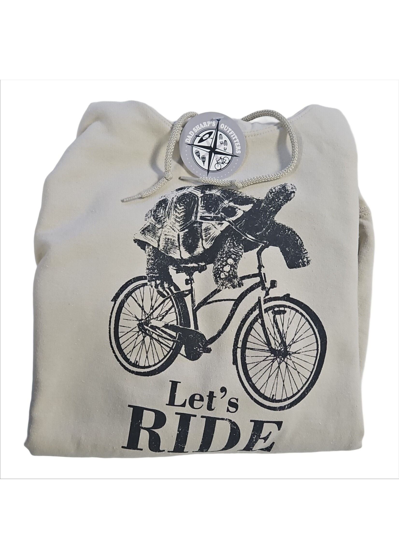 Turtle On Bike Hoodie