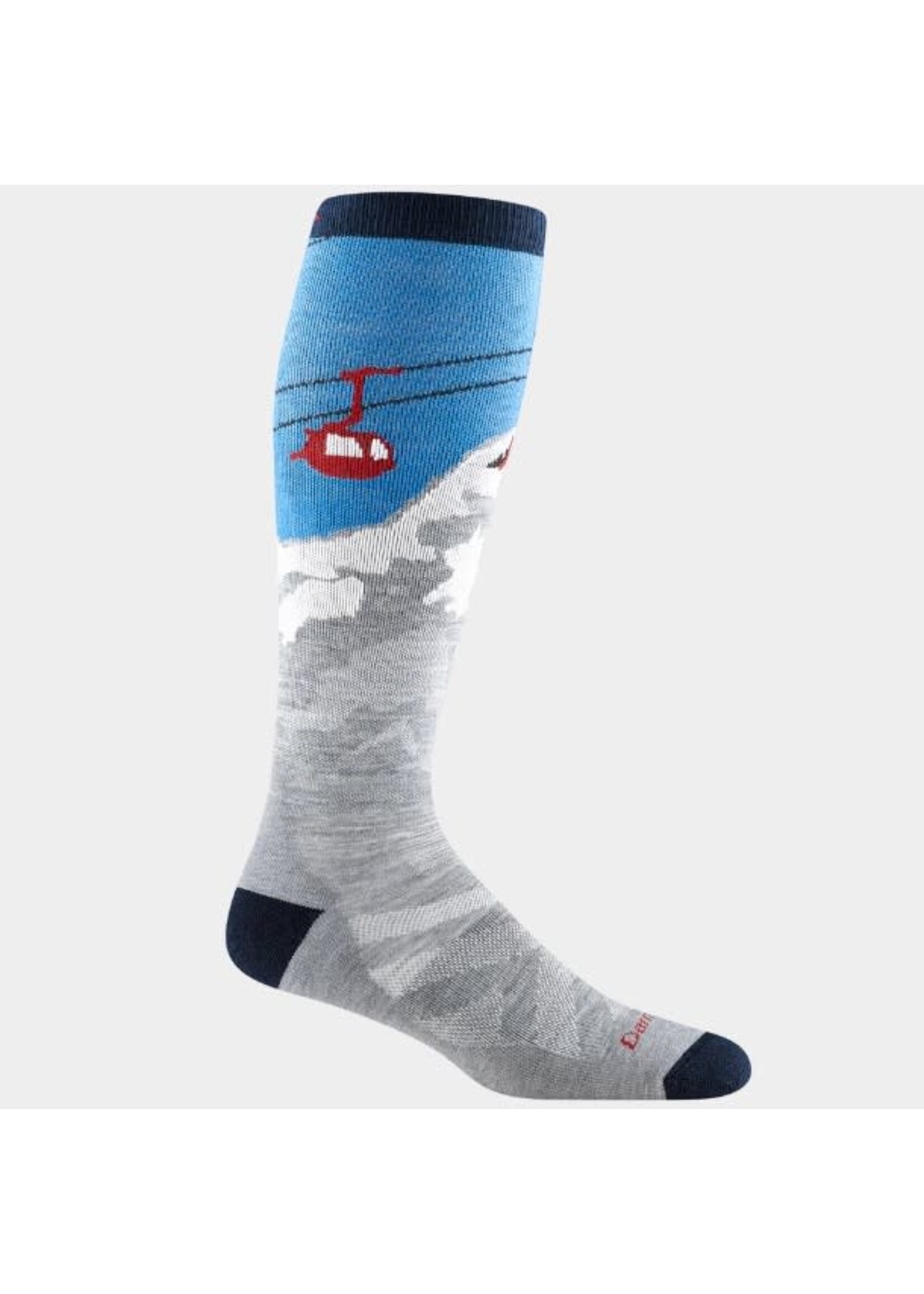 Darn Tough Men's Heady Yeti Over-the-Calf Midweight Ski & Snowboard Socks