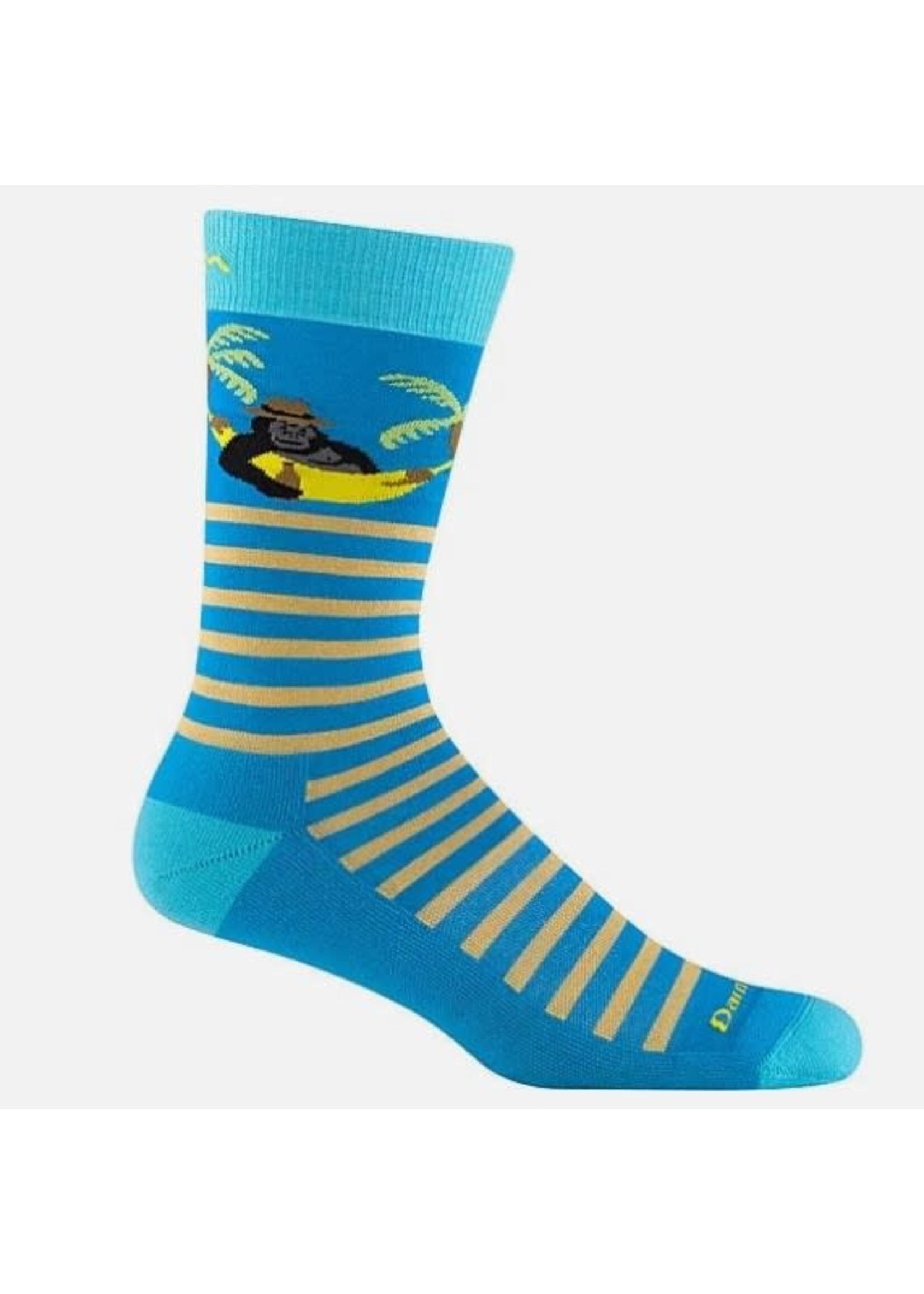 Darn Tough Men's Wild Life Ocean Crew Lightweight Lifestyle Socks