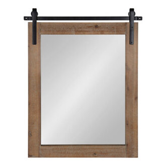 Dayanah Modern Farmhouse Distressed Accent Mirror