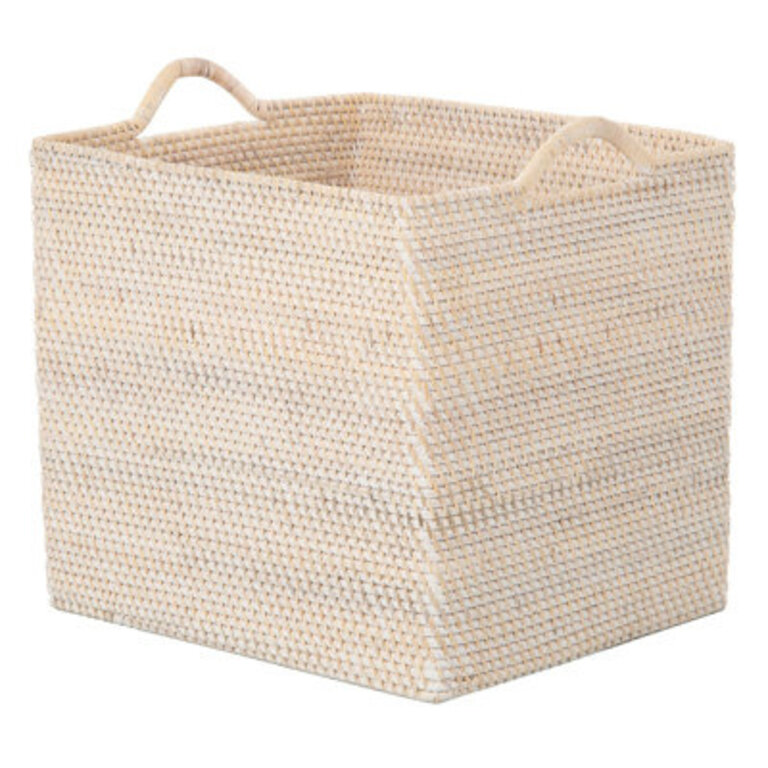 Beachcrest Home Simran Rattan Basket