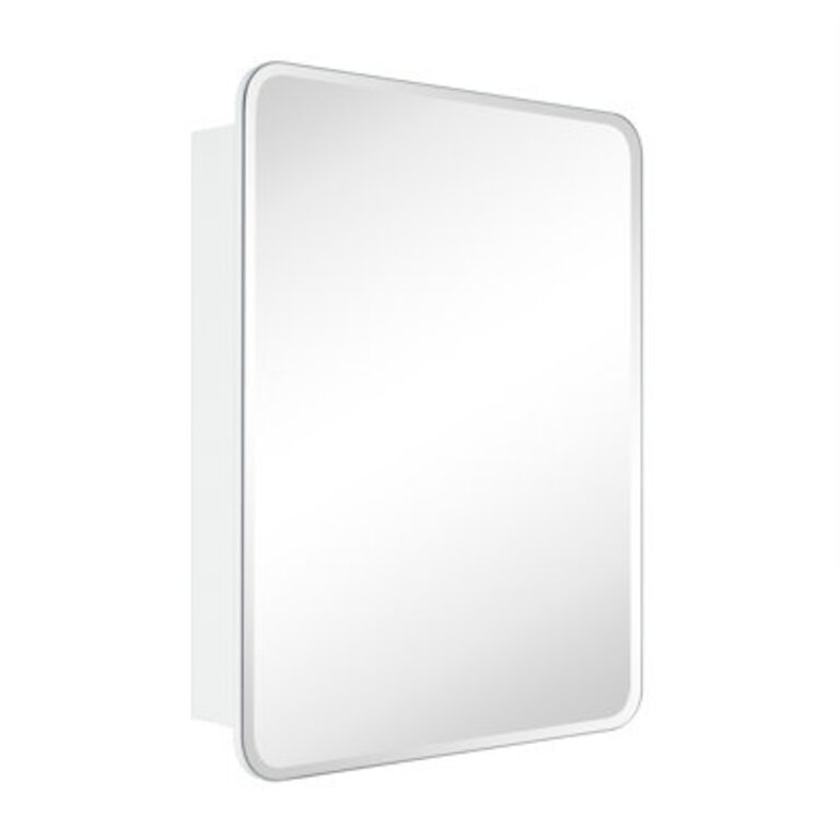 Claytin W H Frameless Medicine Cabinet Mirror Adjustable
