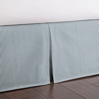 Ticking Stripe Bed Skirt