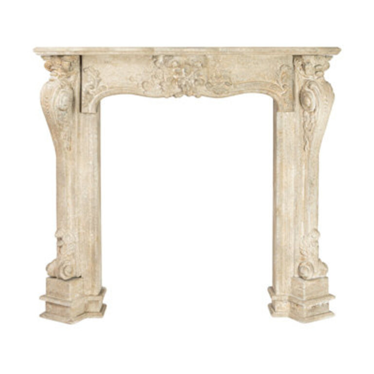 Berthine Ornate Decorative Fireplace Mantel