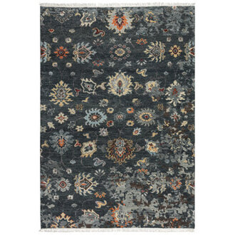 Wool Floral Indoor Rug