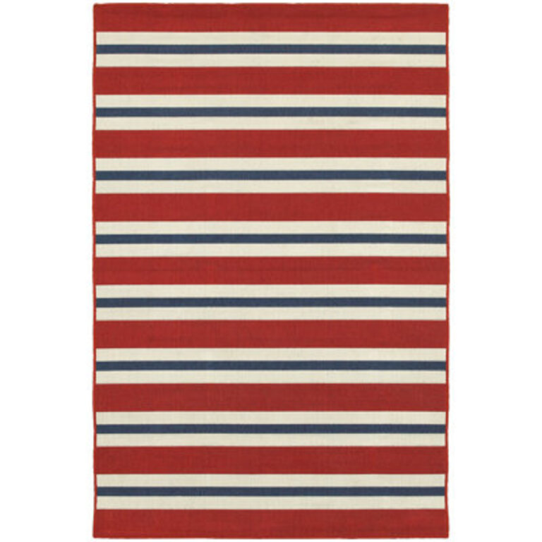 Deltana Striped Indoor  Outdoor Rug