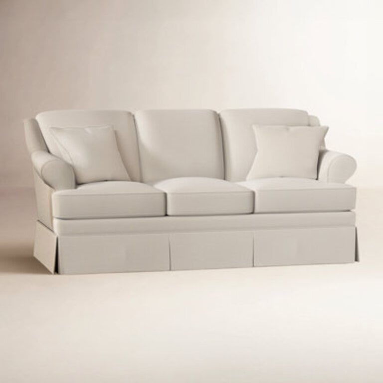 Connor 73 Rolled Arm Sofa with Reversible Cushions