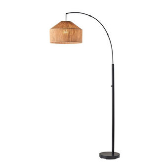 Ainsworth 75 Black Arched Floor Lamp