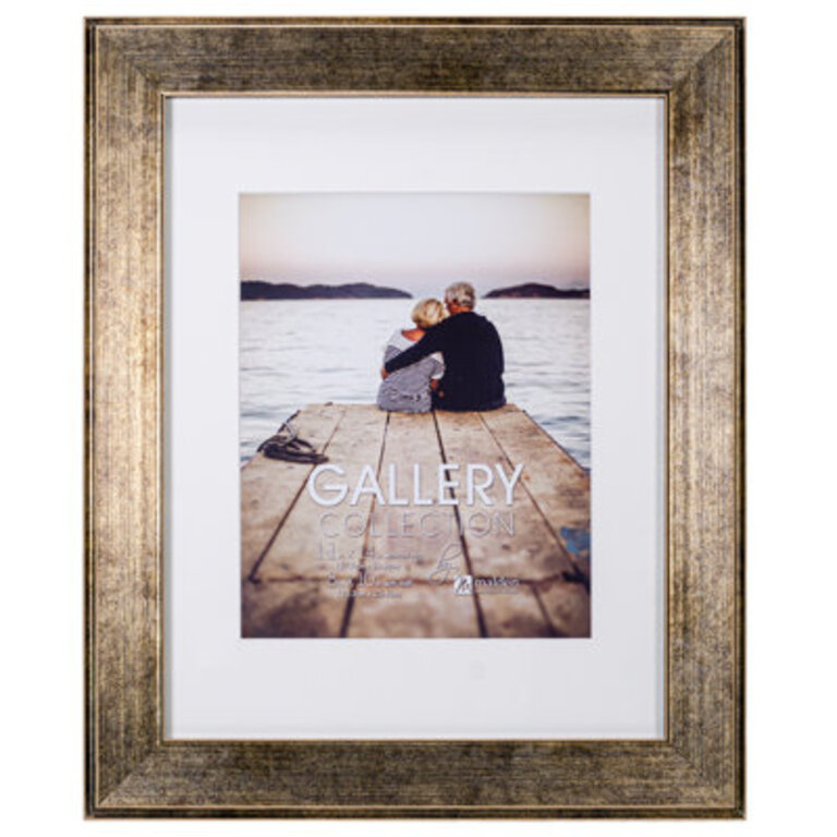 Brown Matte Picture Frame with Mat
