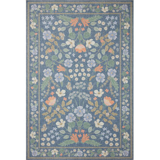 Rifle Paper Co x Loloi Cotswolds COT-03 Willow Indigo Rug