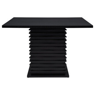 Coad Square 54-inch Counter Height Dining Table Black