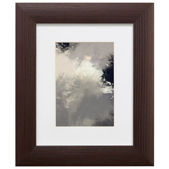Alvisa Melinga Brown Oak Picture Frame with Mat