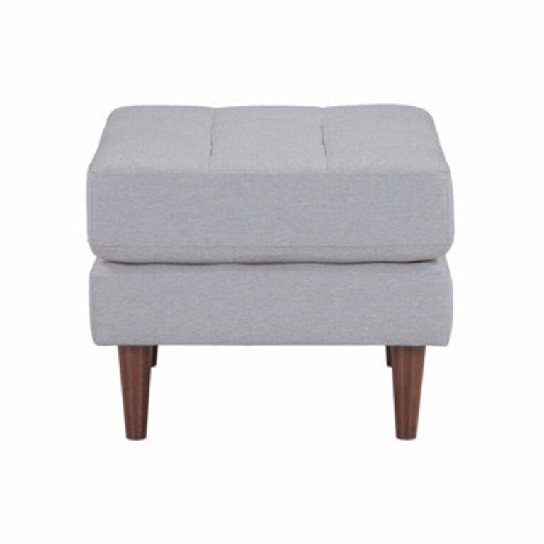 Malden Burnt Sienna Velvet Ottoman