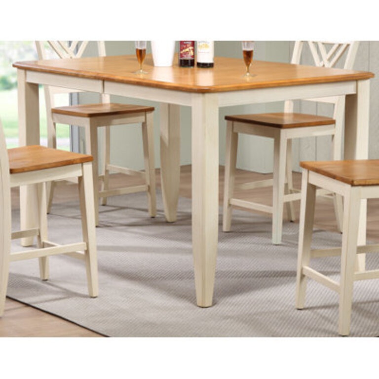 Turned Leg Rectangular Dining Table Top
