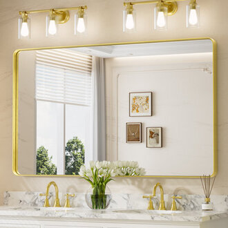 Tyro Bathroom Decorative Home Decor Corner Hangs Bathroom Mirror