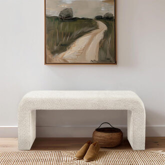Steve Boucle Waterfall Bench