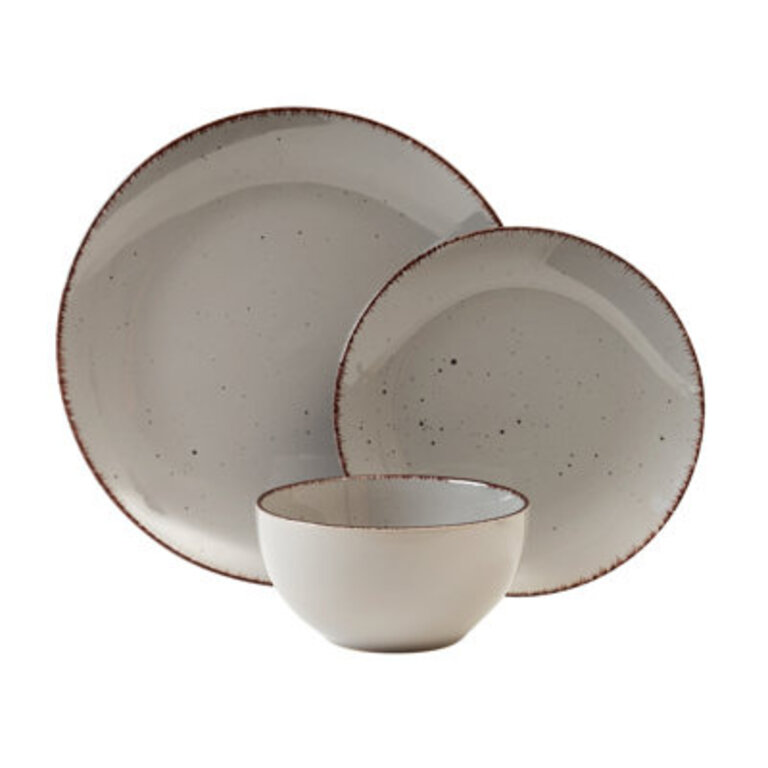 Ackie Piece Stoneware Dinnerware Set - Service for 4