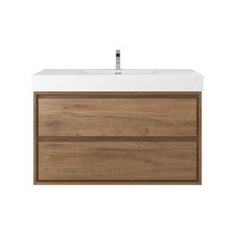 Cloude 42 Single Bathroom Vanity with Acrylic Top