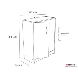 Stackable Storage 2-Door Organizer