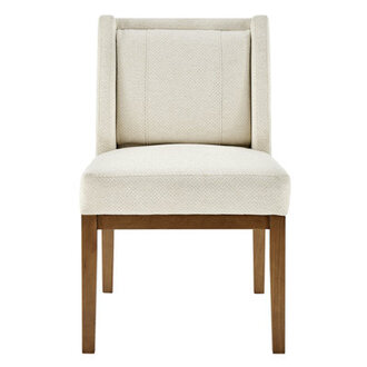 Upholstered Side chair in Off-White