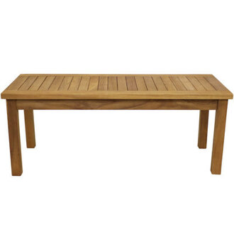 Hellwig Teak Rectangular Outdoor Coffee Table