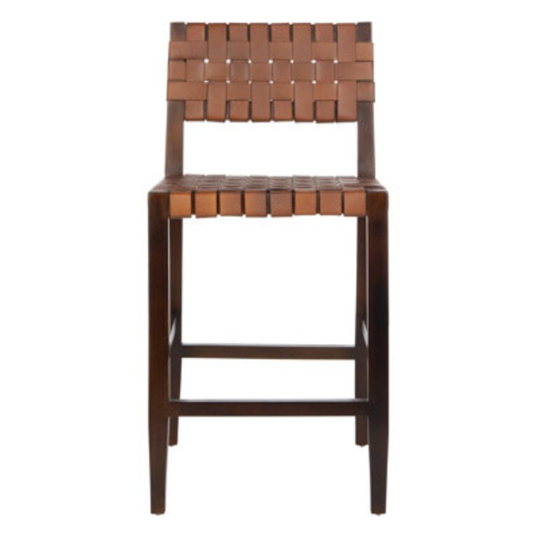 Saide Counter Stool with Solid Wood Frame