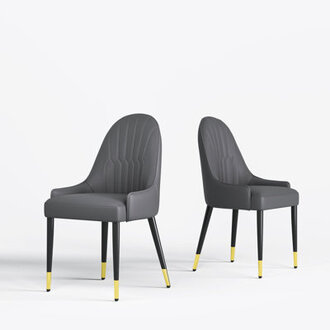 Canalou 187 H Faux Leather Upholstered Parsons Chair