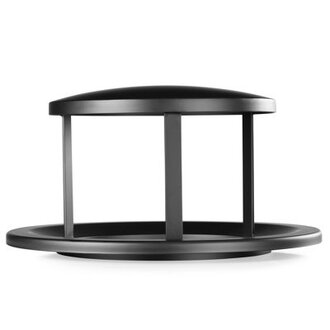 Steel Open Rain Bonnet Trash Can Lid - 32 Gallons