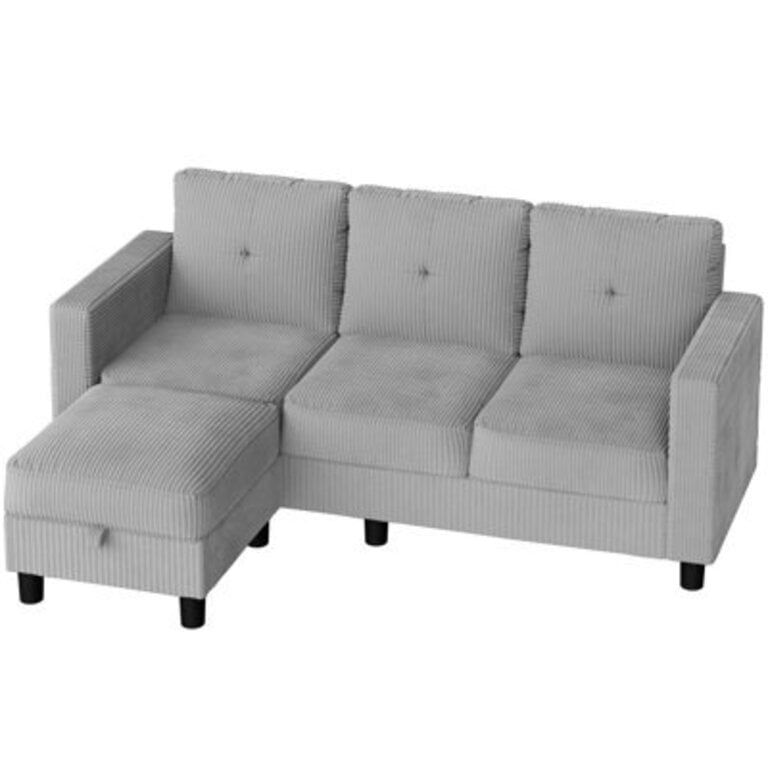 Degnan 764 Upholstered Sofa Chaise