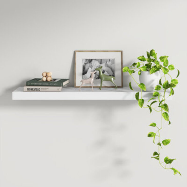 Avnish Solid Wood Floating Shelf