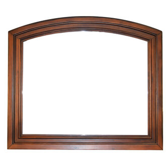 Eedie Wood Flat Wall Mirror
