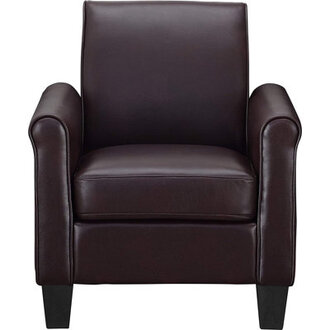 Alrun Upholstered 29 Wide Faux Leather Armchair
