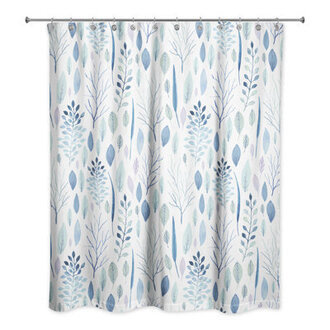 Perine Floral Single Shower Curtain