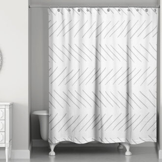 Aleysia Chevron Shower Curtain