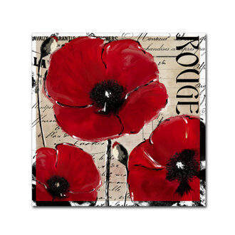 Jadaya Rouge Two by Color Bakery Graphic Art on Wrapped Canvas